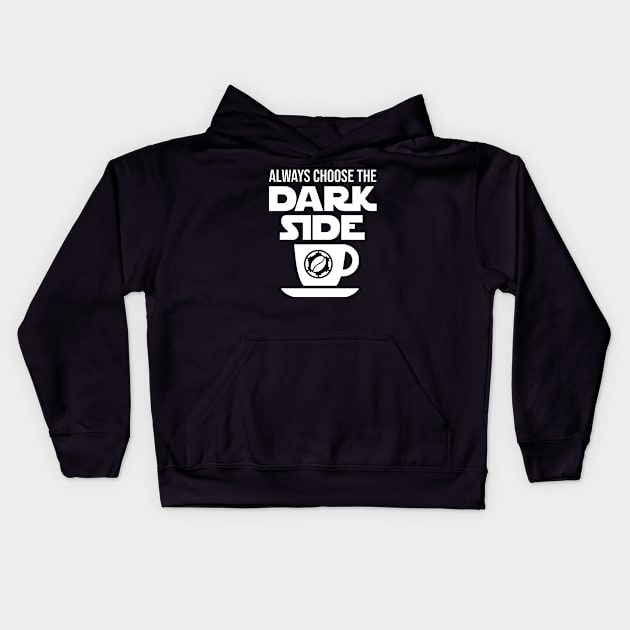 Choose the Dark Side Kids Hoodie by triggerleo